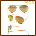 Fk-0245 Retro Anti-Glare Cool Kids Metal Pilot Style Sun Eyeglasses Wholesale in China